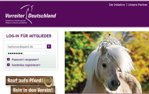 Top Horse - Anmelden & Abstimmen